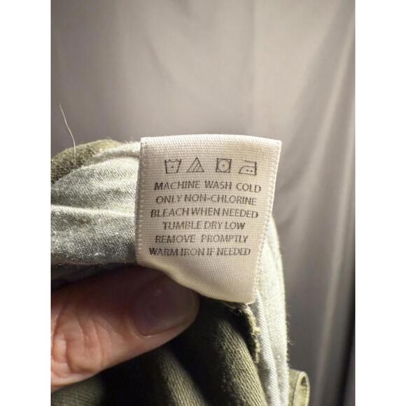 TG LA Women's Size 28 Olive Green Slim Straight Chino Pants - Picture 4 of 5